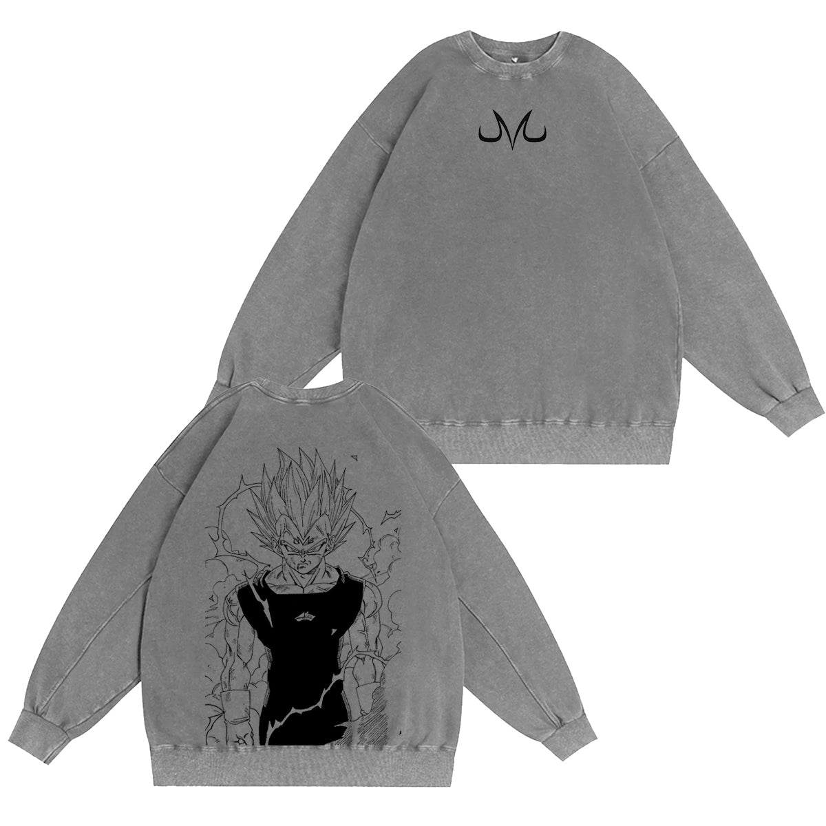 Camiseta/Sudadera/Sudadera con capucha desgastada de Dragon Ball Z