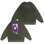Camiseta/Sudadera/Sudadera con capucha Hinata Hyuga Naruto con efecto desgastado