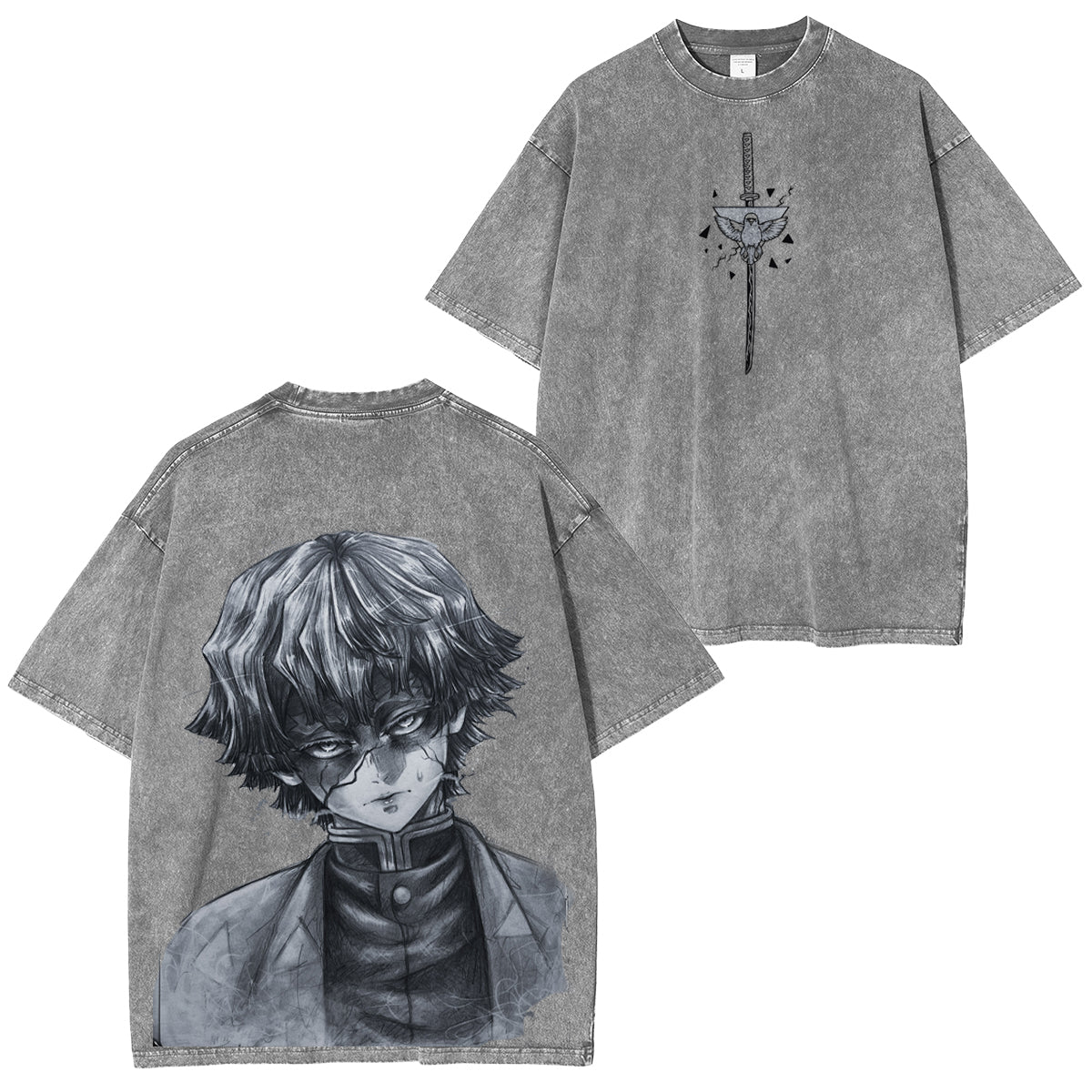 Demon Slayer Vintage washed T-shirt/Crewneck/Hoodie