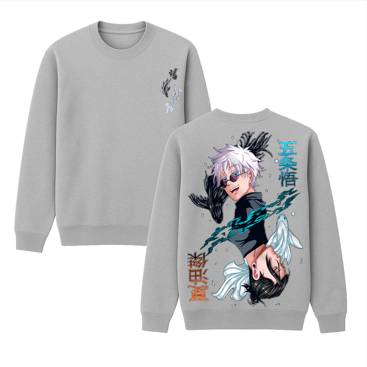 Camiseta Unisex Lavada Gojo Satoru Geto Suguru