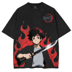 Camisa de anime de Tanjiro Kamado, Demonslayer
