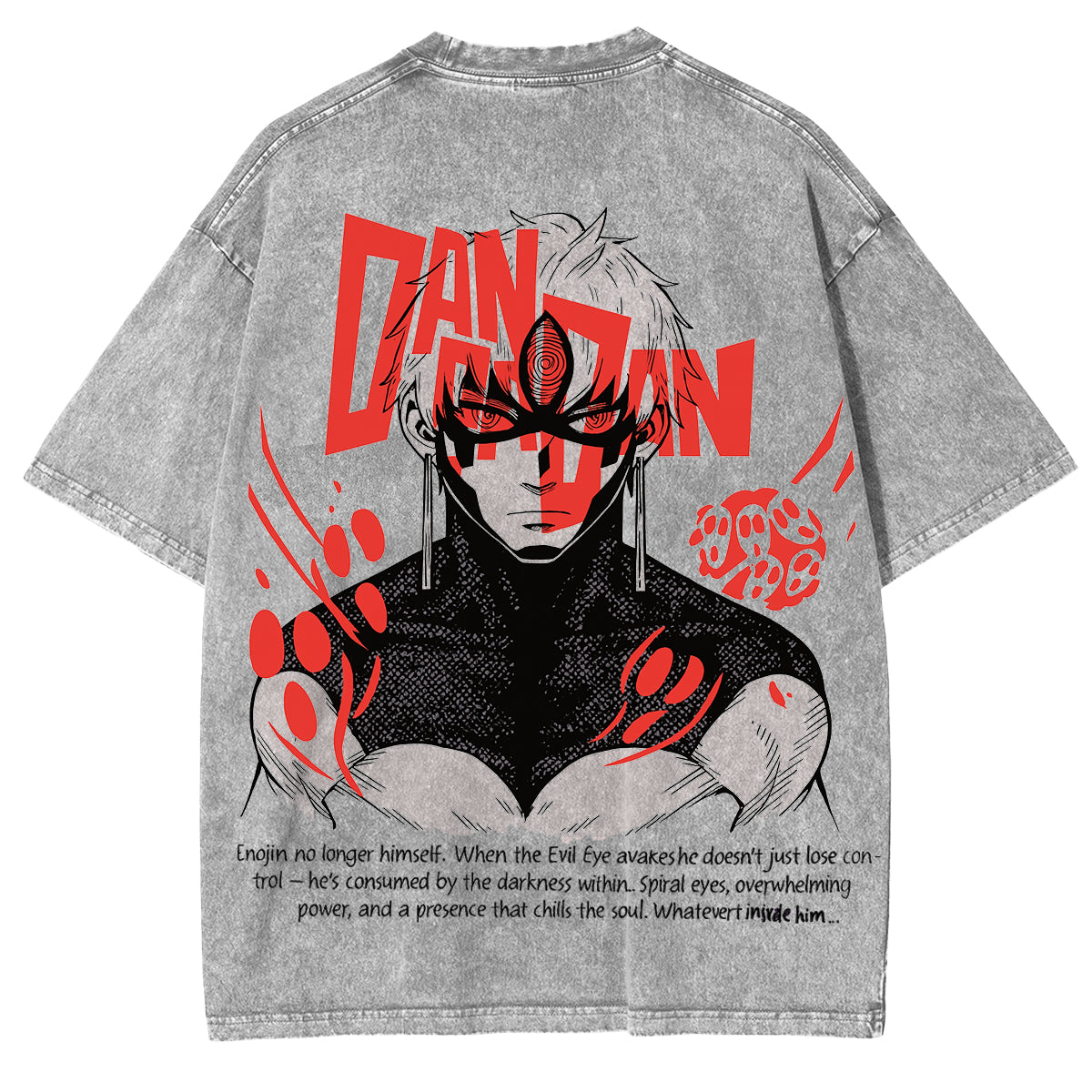 Camiseta lavada unisex Dandadan