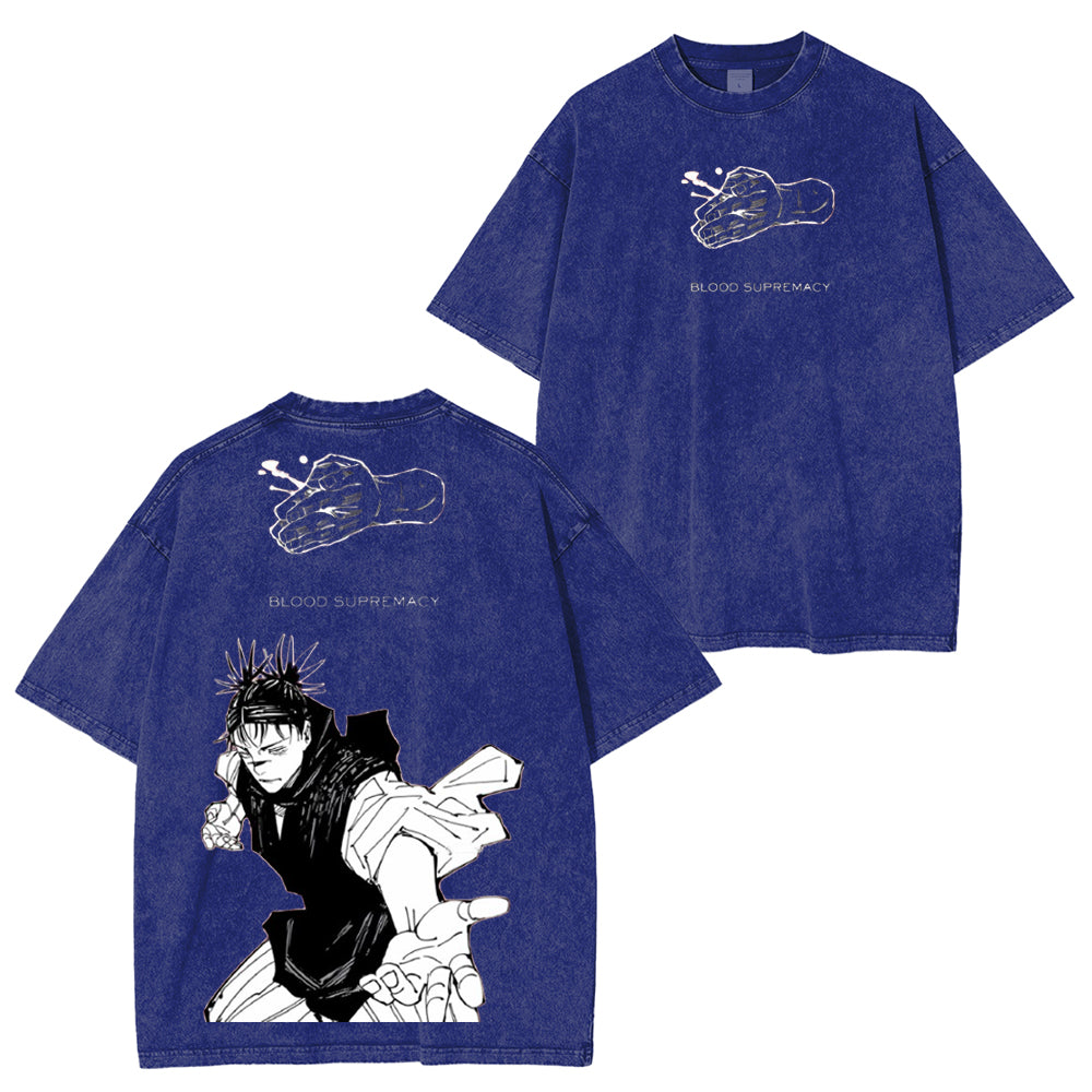 Camiseta Unisex Lavada Choso Jujutsu Kaisen Anime