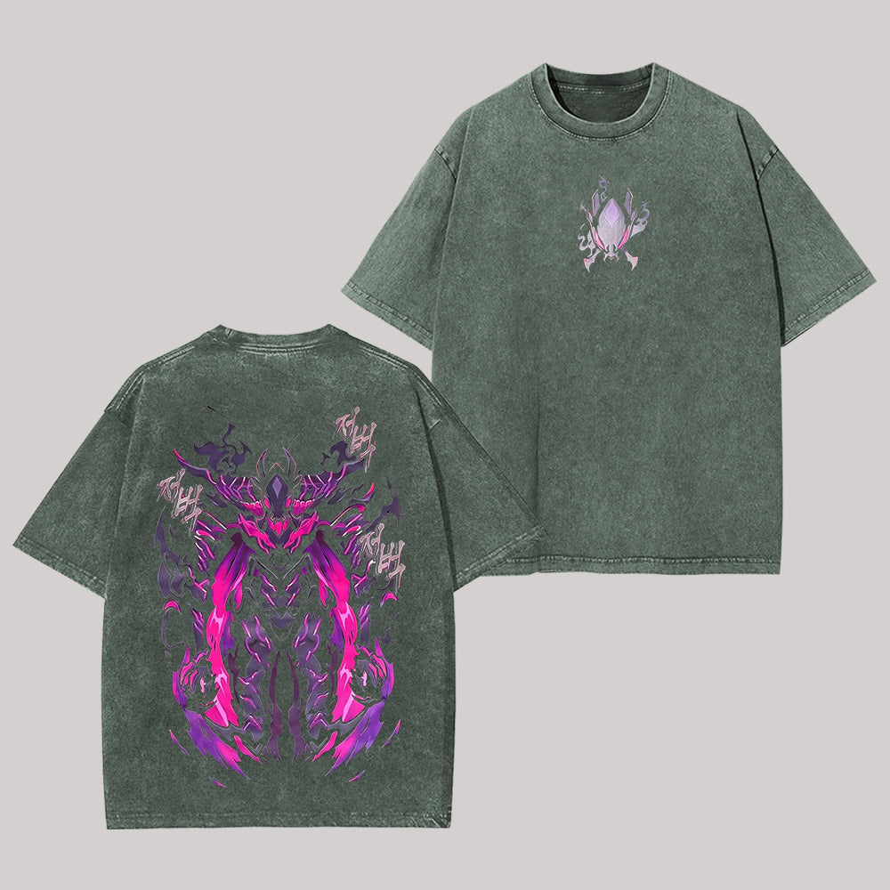The Shadow Of The Ant King Solo Leveling Printed Unisex Washed T-Shirt