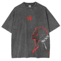 T-shirt unisexe délavé Anime Demon Slayer
