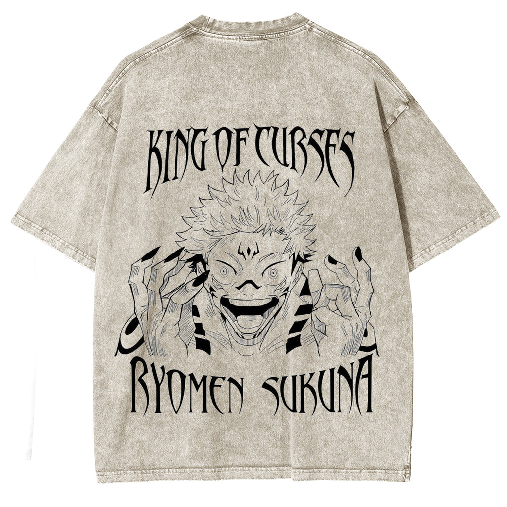 Idées de T-shirts d'Anime de la Série Jujutsu Kaisen de 12 Ukiyo