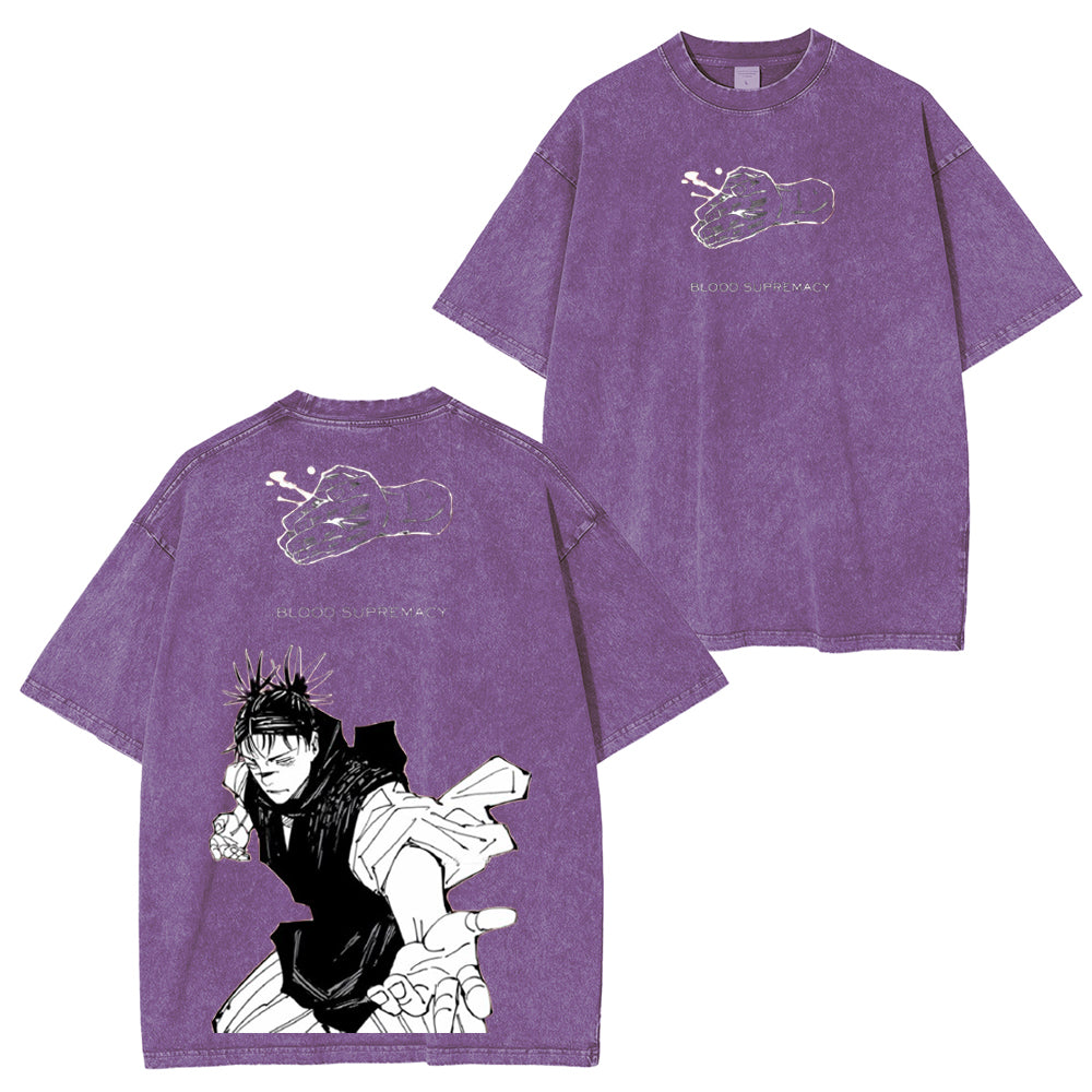 Camiseta Unisex Lavada Choso Jujutsu Kaisen Anime