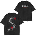 Puissance de mille-pattes, habillez-vous à la mode de Ken. T-shirt délavé unisexe Tokyo Ghoul Anime