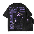 solo leveling Unisex Fit Washed T-Shirt 2502007460