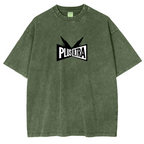 T-shirt en coton délavé My Hero Academia double imprimé oversize anime mangaT-shirt en coton délavé double imprimé oversize anime manga