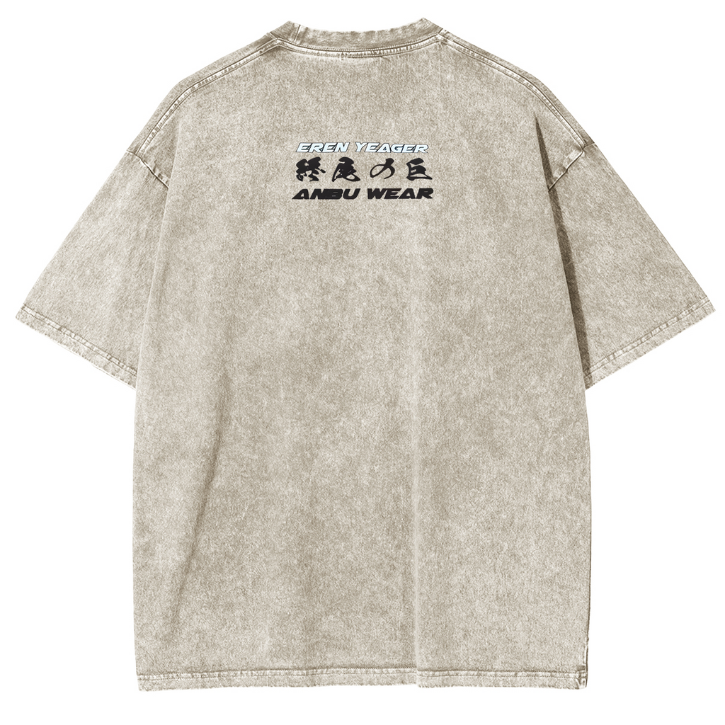 T-shirt Portrait Manga Attaque des Titans Eren Jäger