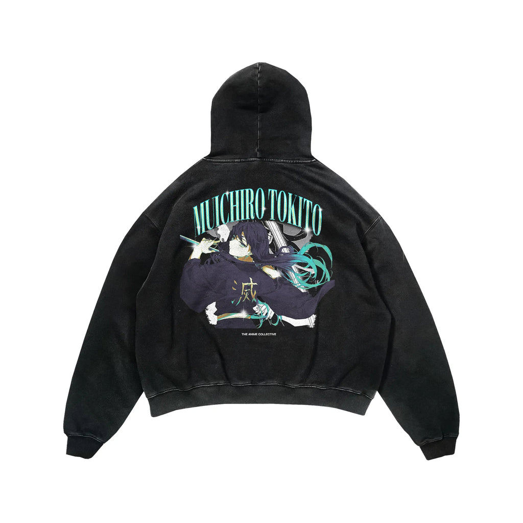Muichiro - Sweat à capuche vintage | Demon Slayer