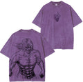 T-shirt unisexe délavé L'Attaque des Titans