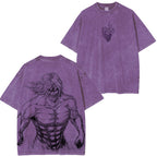 T-shirt unisexe délavé L'Attaque des Titans