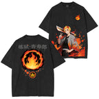 Camiseta Anime de Rengoku Kyojuro de Demon Slayer