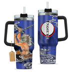 Gobelet isotherme en acier inoxydable Demon Slayer Inosuke Hashibira 30oz ou 40oz avec poignée HG