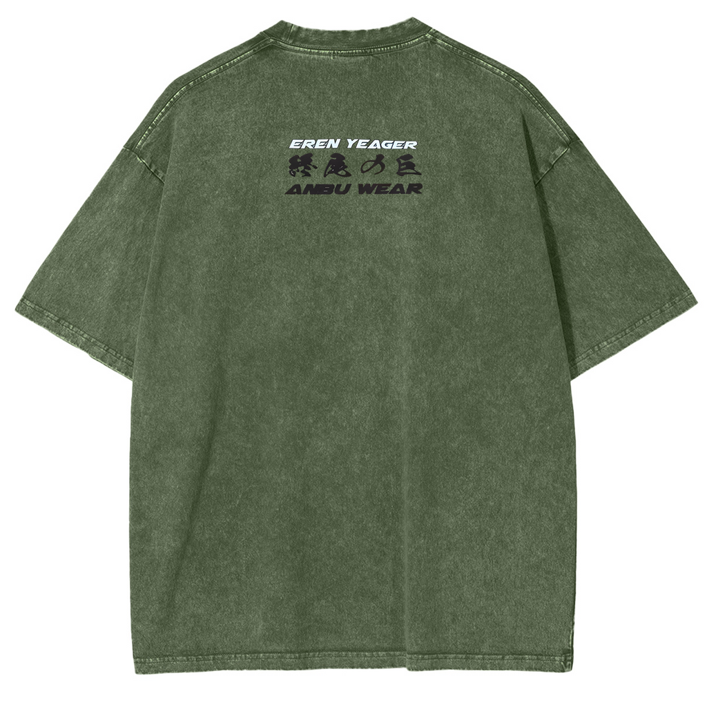 T-shirt Portrait Manga Attaque des Titans Eren Jäger