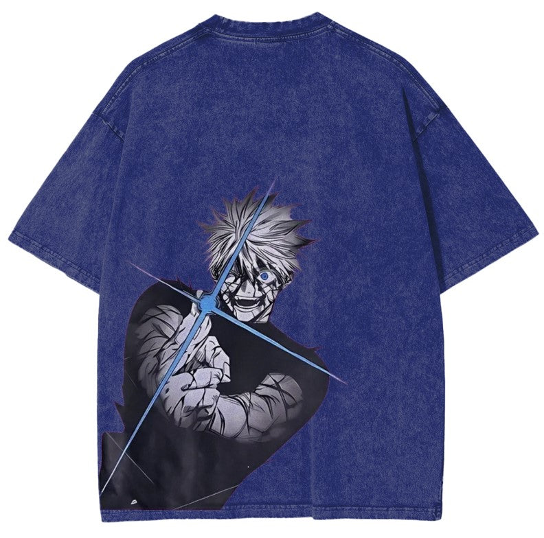 T-shirt Surdimensionné Vintage Jujutsu Kaisen