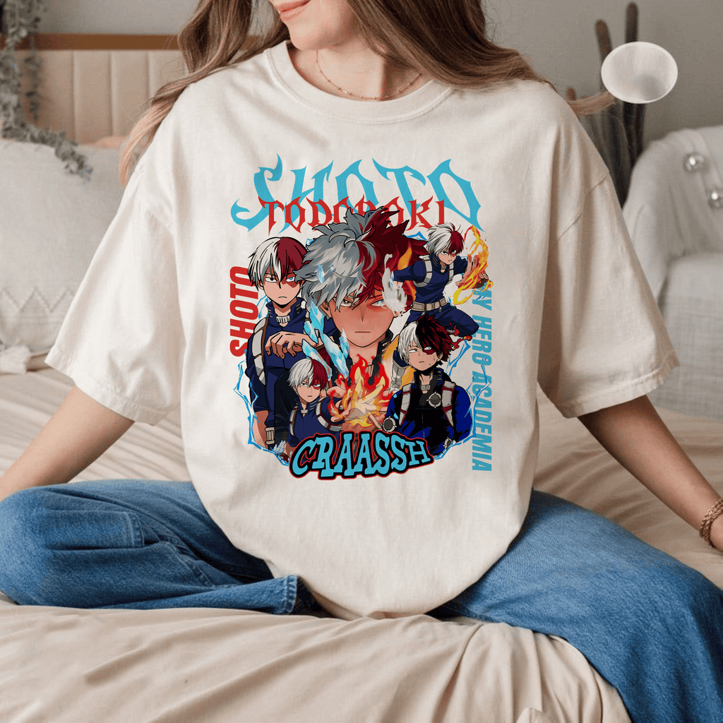 Shouto Todoroki- T Shirt, My Hero Academy Shirt
