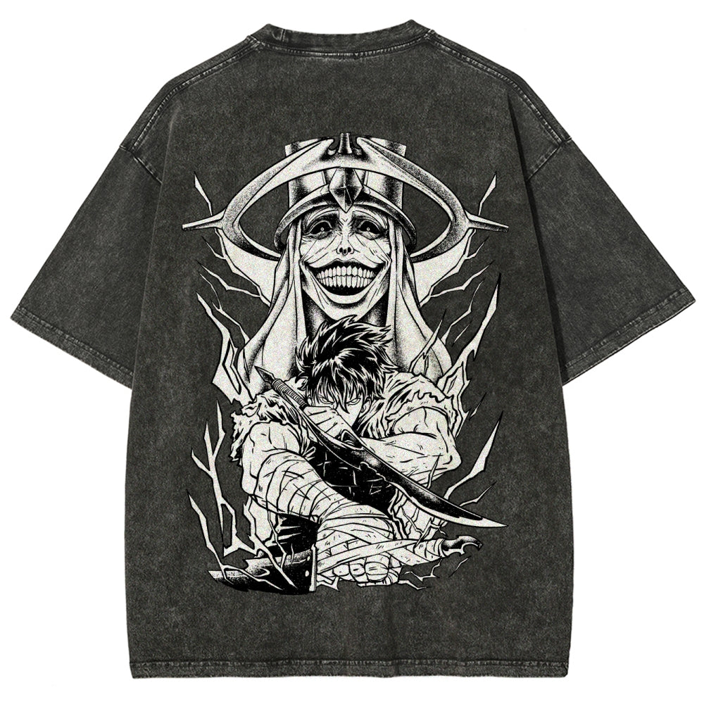 Solo Leveling Unisex Fit Washed T-Shirt