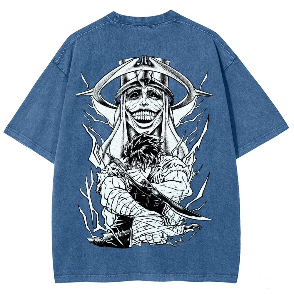 Solo Leveling Unisex Fit Washed T-Shirt