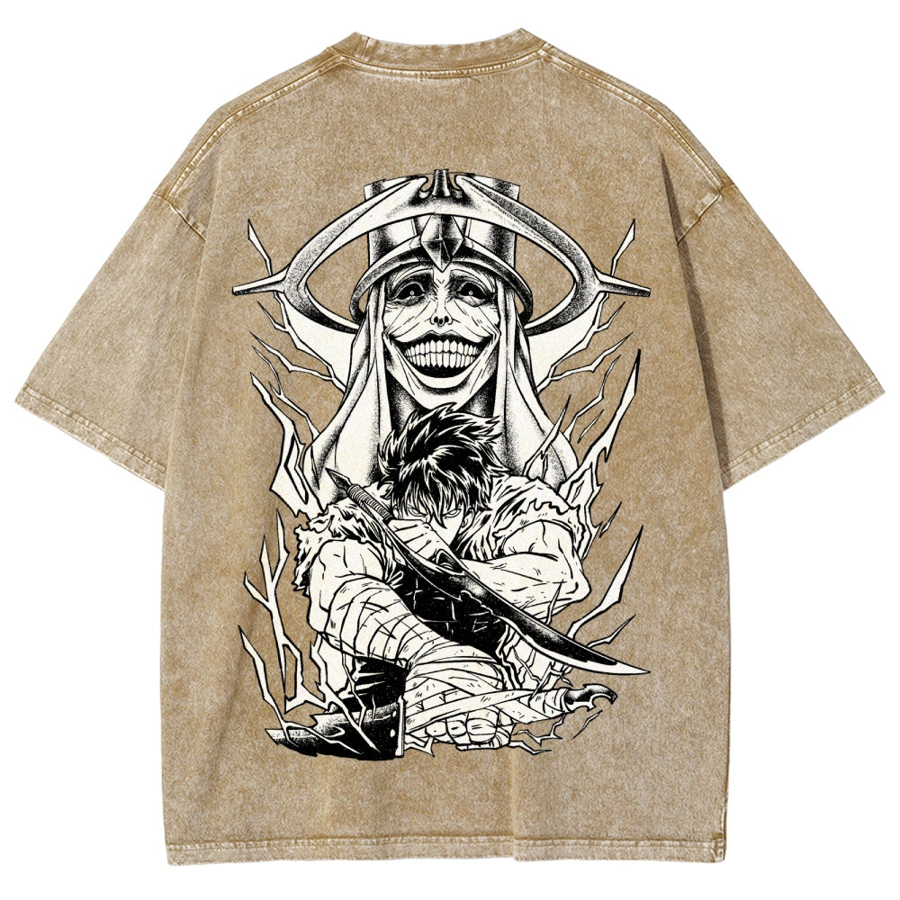 Solo Leveling Unisex Fit Washed T-Shirt