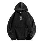 Sweat à capuche délavé Solo Leveling