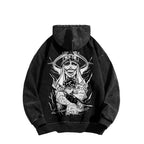 Sweat à capuche délavé Solo Leveling