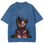 solo leveling Unisex Fit Washed T-Shirt 2501009733