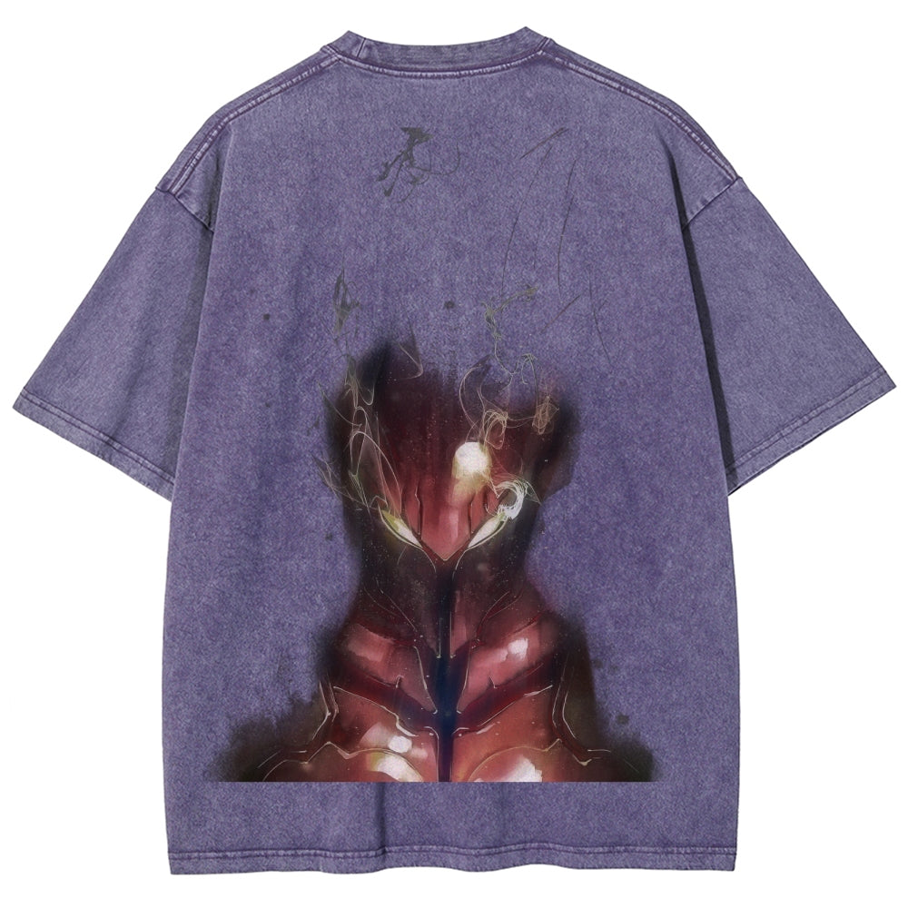 solo leveling Unisex Fit Washed T-Shirt 2501009733
