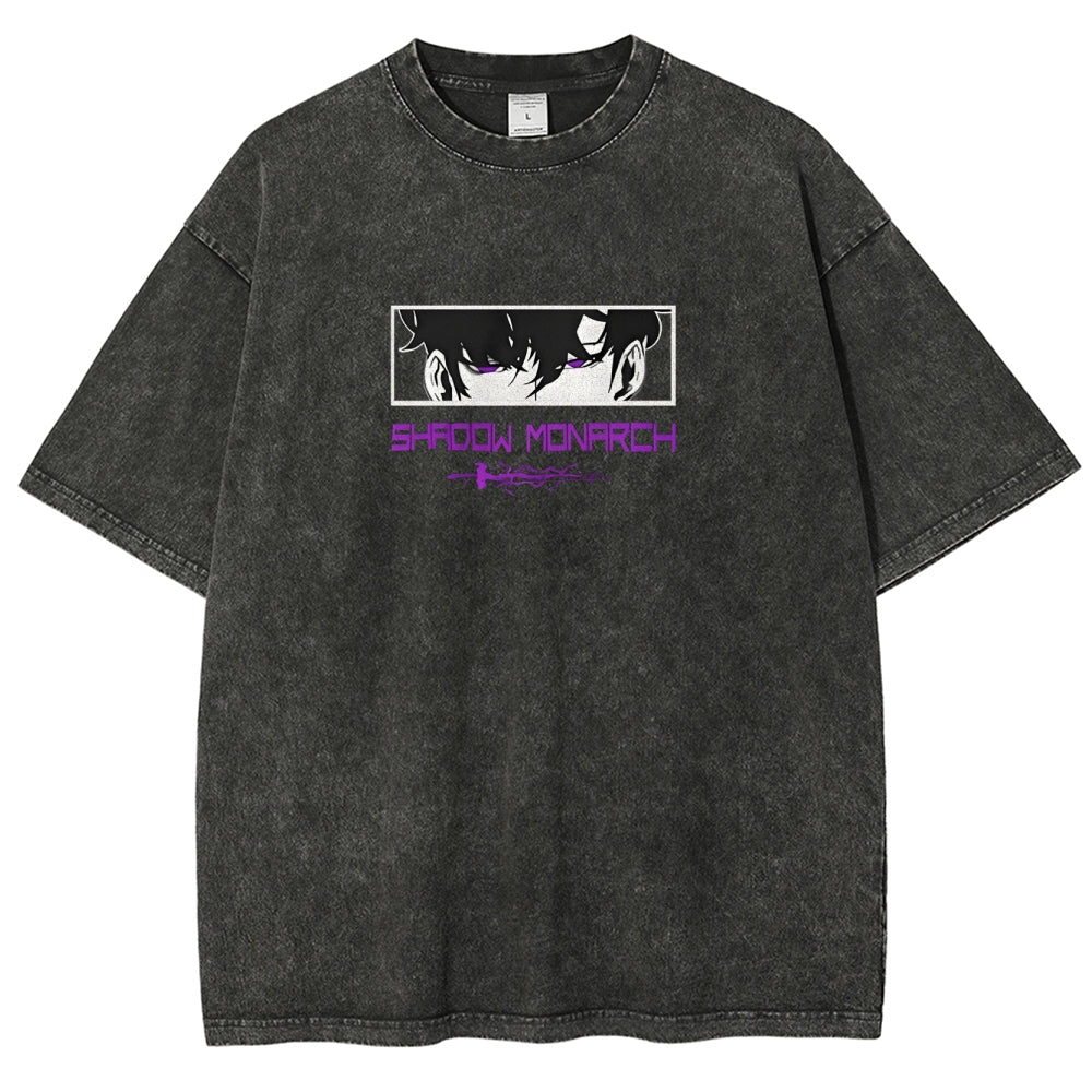 Camiseta Unisex Lavada Solo Leveling 2501009734