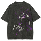 T-shirt délavé coupe unisexe Solo Leveling 2501009734