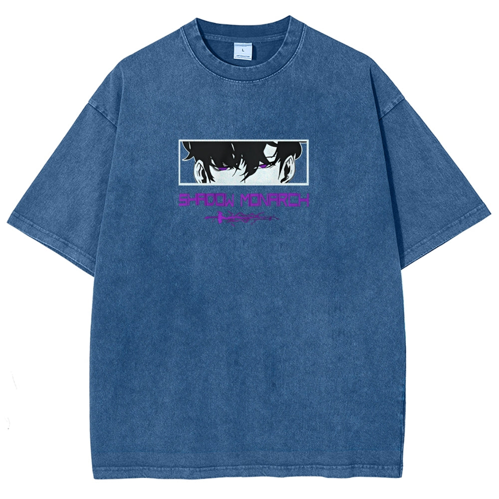 Camiseta Unisex Lavada Solo Leveling 2501009734
