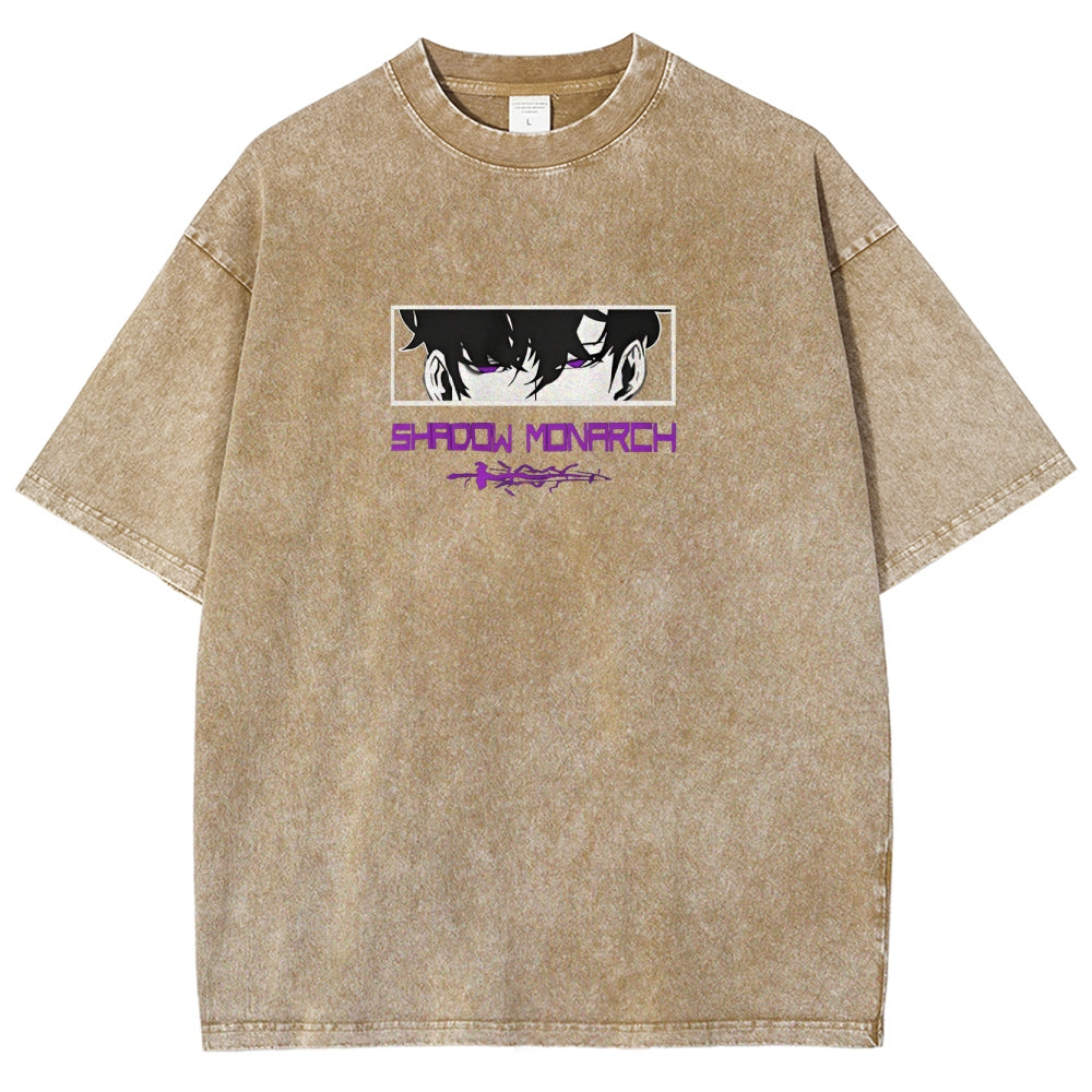 Camiseta Unisex Lavada Solo Leveling 2501009734