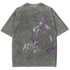 T-shirt délavé coupe unisexe Solo Leveling 2501009734