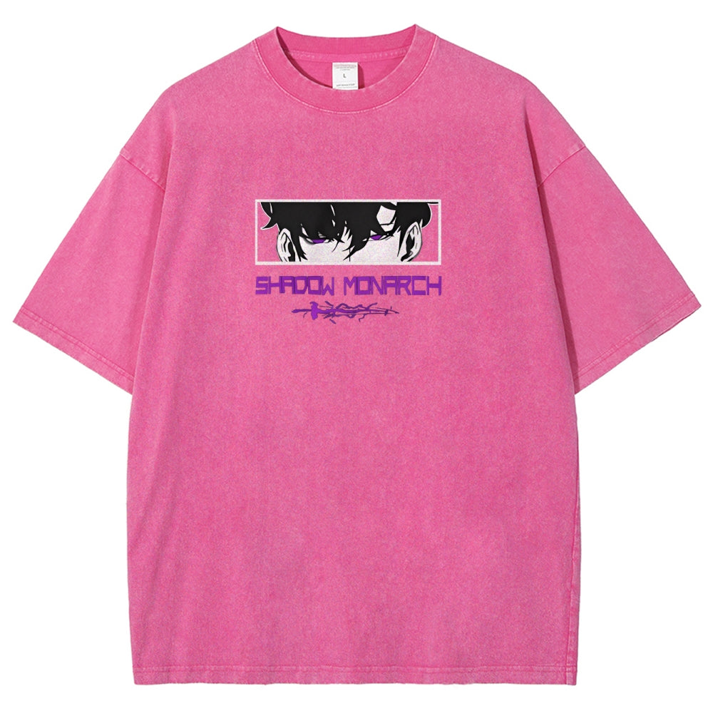 Camiseta Unisex Lavada Solo Leveling 2501009734