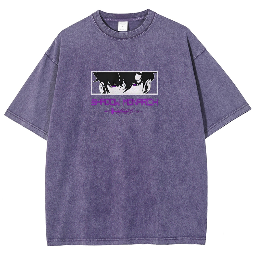 Camiseta Unisex Lavada Solo Leveling 2501009734