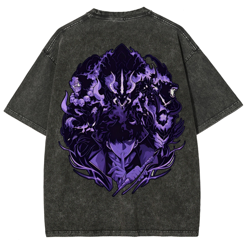 solo leveling Camiseta lavada unisex 2501009735