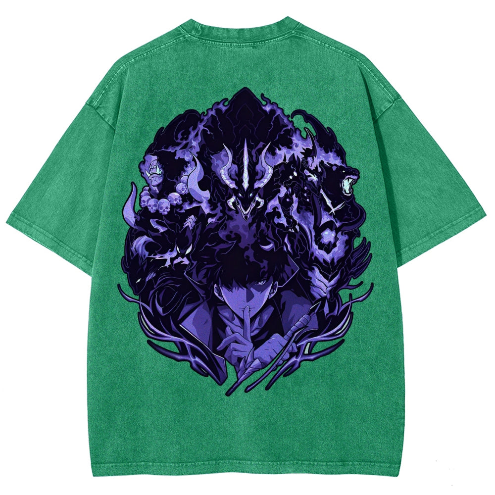 solo leveling Camiseta lavada unisex 2501009735