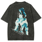 solo leveling Unisex Fit Washed T-Shirt 2501009736