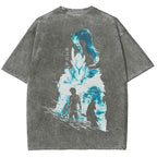 solo leveling Unisex Fit Washed T-Shirt 2501009736