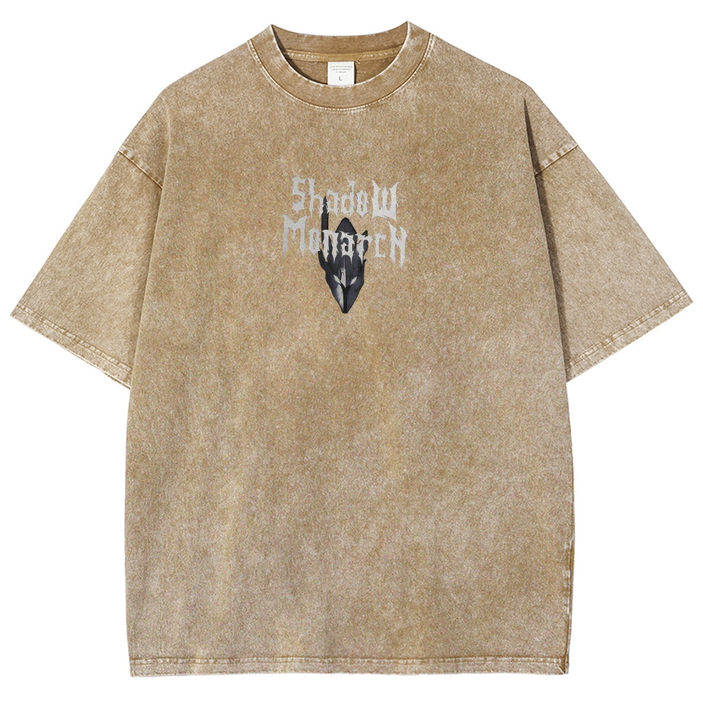 solo leveling Unisex Fit Washed T-Shirt 2501009739