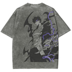 solo leveling Unisex Fit Washed T-Shirt 2501009739