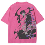 solo leveling Unisex Fit Washed T-Shirt 2501009739