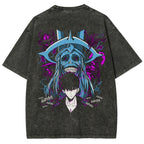 T-shirt unisexe délavé Solo-Leveling Guilde Ahjin