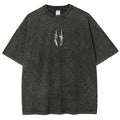 Camiseta lavada unisex de solo leveling 2502004261