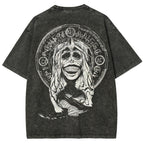 Camiseta lavada unisex de solo leveling 2502004261