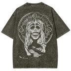 Camiseta lavada unisex de solo leveling 2502004261