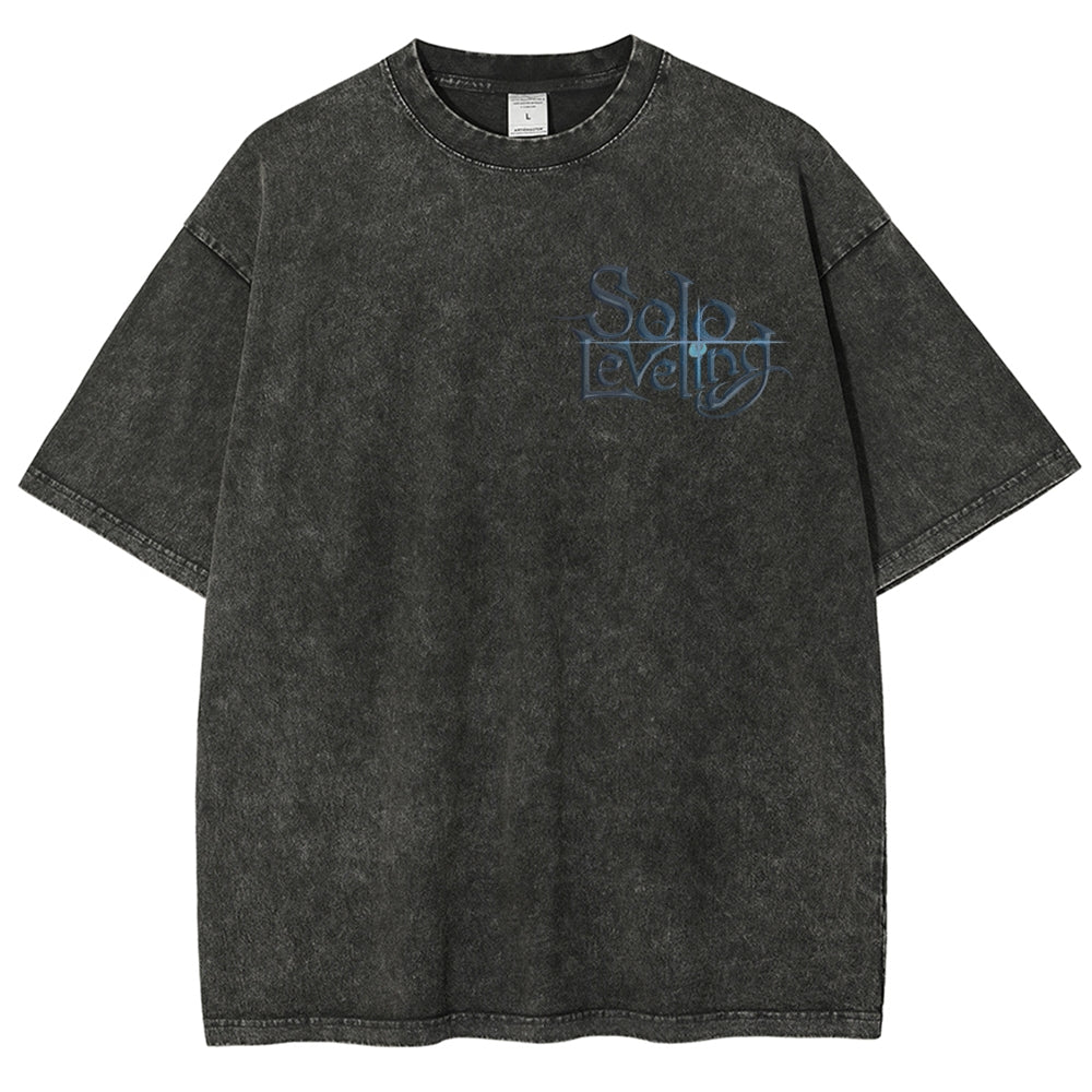 solo leveling Camiseta Unisex Lavada 2502004266