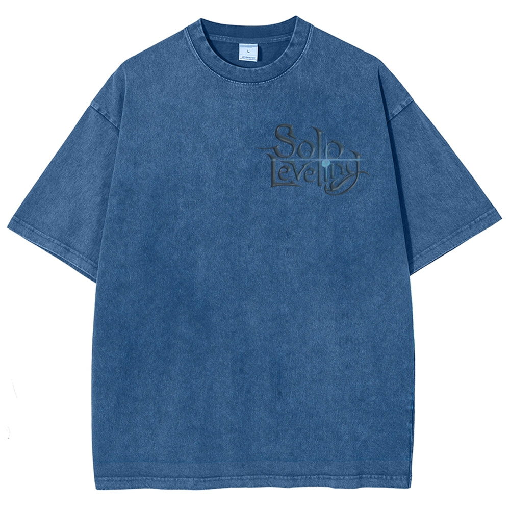 solo leveling Camiseta Unisex Lavada 2502004266